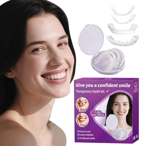 Veneers Teeth for Women and Men, Tooth Replacement Kit, Nature and Comfortable (1 Count (Pack of 1))-AAZ8