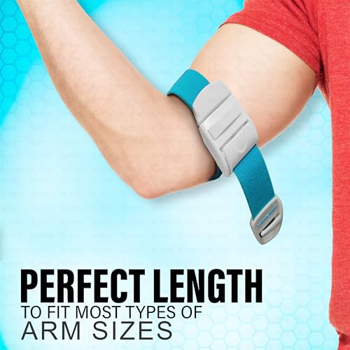 18-inch elastic tourniquet band with buckle  medical emergency doctor amp nurse first aid strap belt blue color pack of 2