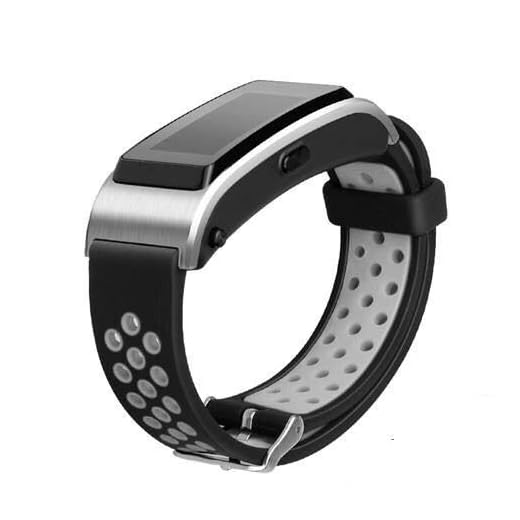 JJBFAC Ny ankomst armbandsband Armband Band för Huawei Talkband B2 B3 B5 B6 Sportarmband SmartWatch 15mm 16mm 18mm (Band Color : Black blue, Band Width : 18mm For Huawei B5)