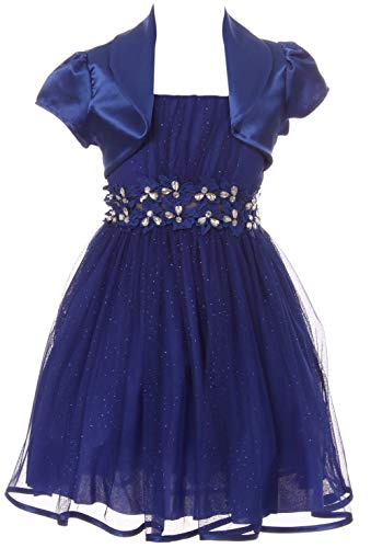 Big-Girl-Girls-Dress-Set-Sequin-Rhinestone-Tulle-Bolero-Flower-Girl-Dress-USA-Royal-8-JKS-2144