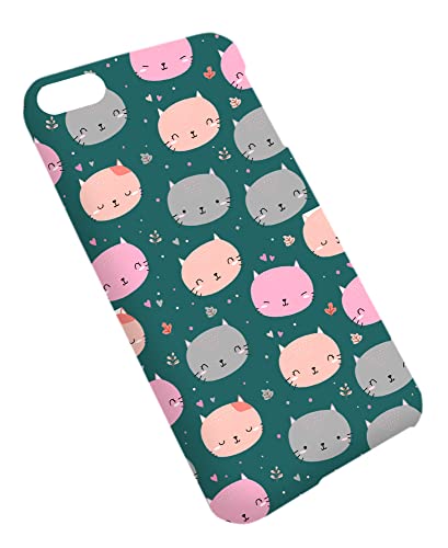 Glisten - Ipod Touch 7Th / 6Th / 5Th Generation Case - Cat Emoji Pattern Design Printed Slim Plastic Hard Snap On Protective Designer Back Phone Case/Cover For Ipod Touch 7/6 / 5. #TOP5
