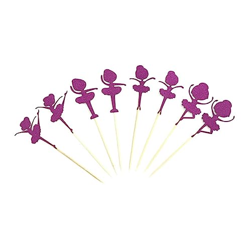 Amosfun XKBB4445M20O Flip Photo Album 8 Pcs Paper Cups Cupcake Toppers Birthday Cake Toppers Birthday Topper Cake Cups Ingredients Oval Serving Platter Cupcake Decorations Top Hat Purple Product thumb #3