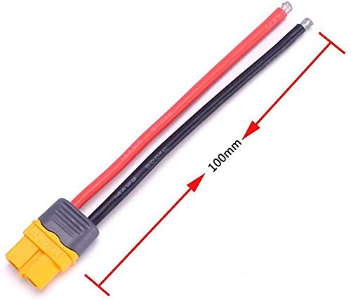 3Pairs XT60H Connectors Plug Male and Female 14AWG Female Silicon Wire for RC Lipo Battery Planes Cars FPV Racing Drone - Thumbnail 2