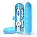 Produktbild Elektrische Zahnbürste Reiseetui, Reise Etui kompatibel mit Braun Oral-B elektrische Zahnbürste Kunststoff Zahnbürste Aufsteckbürsten Hülle Tragetasche - Blau