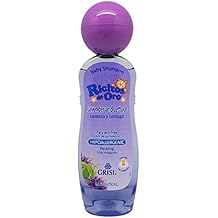 Ricitos de Oro Lavender Shampoo | Baby Shampoo with Pop-Up Rattle Cap, Paraben Free Product for Babys Delicate Hair; 8.4 Fl Ounces