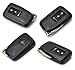 iJDMTOY Compatible with Lexus is ES GS RC NX RX LX 200 250 350 Remote Key Genuine Carbon Fiber Made Key Fob Protective Cover