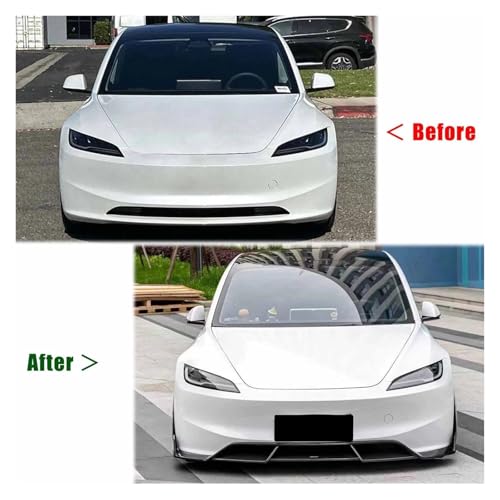 Labio de parachoques delantero y divisor para renovar el frontal de tu Tesla Model 3 3