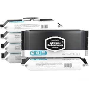 Amazon Basics Extra Large Flushable...