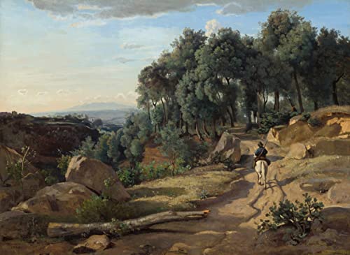 Tableau une vue près de Volterra Corot pour sublimer votre salon
