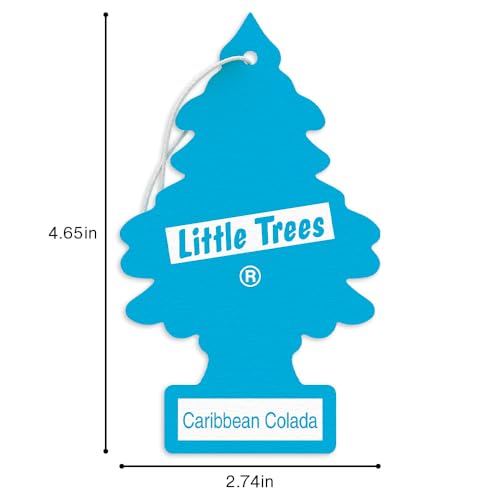 Image of Little Trees Caribbean Colada Air Freshener, (Pack of 24)