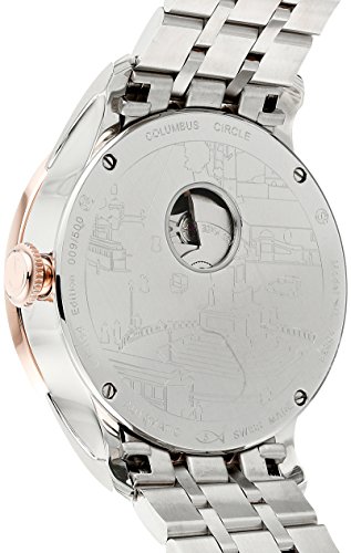 Gevril Columbus Circle Mens Swiss Automatic Two Tone Stainless Steel Bracelet Watch, (Model: 2003B)2