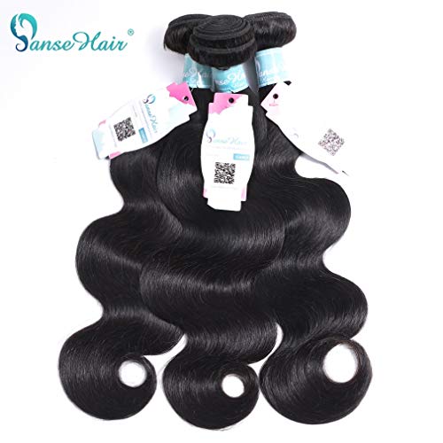 Peruvian Virgin Body Wave Human Hair 10A Unprocessed Virgin Body Wave 3 Bundles (18 20 22) 100% Remy Body Wave Human Hair Bundles 1B Color Peruvian Hair Weaving #TOP6