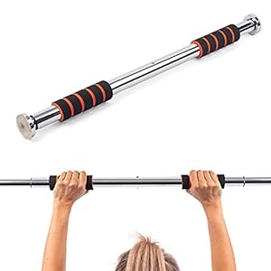 Phoenix Fitness Door Pull Up and Chin Up Bar – Doorway Pull-Up Bar with Soft Grip Handles – Multi-Functional Upper Body Workout for Strength Training – Home and Gym Workout – Door Width 62 – 100cm