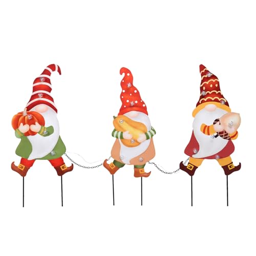 WONDER GARDEN Halloween Skull Heads with Books & 3PCS Fall