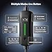 AIXINE Level 1&2 EV Charger, J1772 16A EV Charger with 25FT Extension Cord Cable,Portable Electric Car Charger 240V NEMA 6-20 Plug&120V NEMA 5-15 Adapter for All SAE J1772