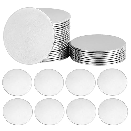 Pendentifs ronds plats en acier inoxydable 304 pour fabrication de bijoux