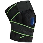 ACWOO Knee Support Brace for Men and Women, Adjustable Compression Knee Patellar Tendon Support Brace for Arthritis, Joint Pain, Ligament Injury, Meniscus Tear, ACL, MCL, Tendonitis, Running, Sports
