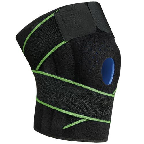 ACWOO Knee Support Brace for Men and Women, Adjustable Compression Knee Patellar Tendon Support Brace for Arthritis, Joint Pain, Ligament Injury, Meniscus Tear, ACL, MCL, Tendonitis, Running, Sports