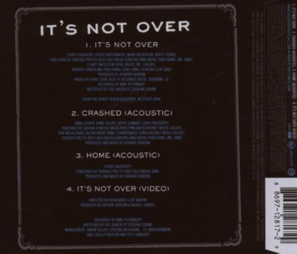 Daughtry - It's Not Over - Amazon.com Music