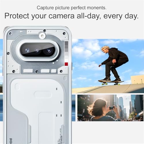 Image of FabeKee Camera Lens Protector Compatible With Nothing Phone 4a 9H Tempered Glass, Anti-Scratch, HD Clear, Easy Installation, Ultra-Thin Camera Lens Protection