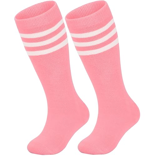 Urban Virgin Kids Soccer Socks Athletic Knee High Tube Toddler Baseball and Football Socks for Boys and Girls