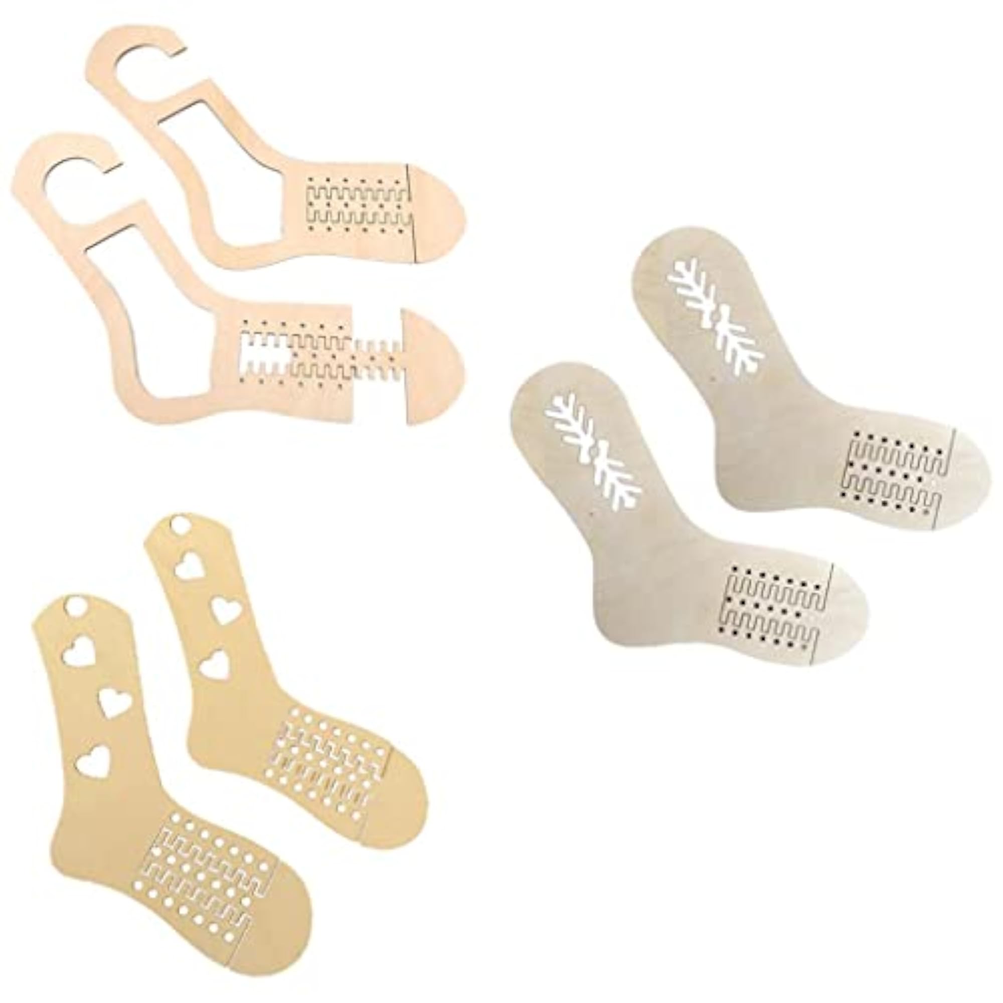 3 Pair Sock Blockers Knitting Mold for Craft Lovers