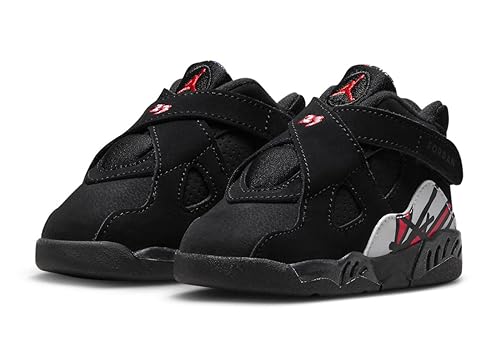 Toddler's Jordan 8 Retro Playoffs Black/True Red-White (305360 062) - 62