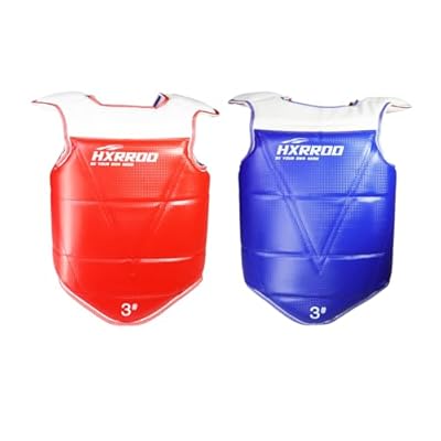 HXRROO Reversible Taekwondo Chest Protector – Olympic-Standard Sparring Hogu