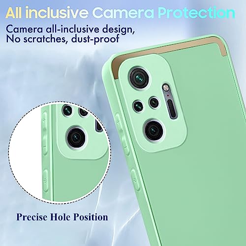 Coque pour Xiaomi Redmi Note 10 Pro fine抗震 durable verte