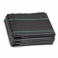 Groweco Landscape Fabric 6ft X 50ft Weed Barrier Landscape Fabric Heavy Duty Premium 3.2oz Garden Fabric Weed Barrier Weed Block Gardening Mat,Woven Geotextile Fabric Ground Cover Weed Barrier