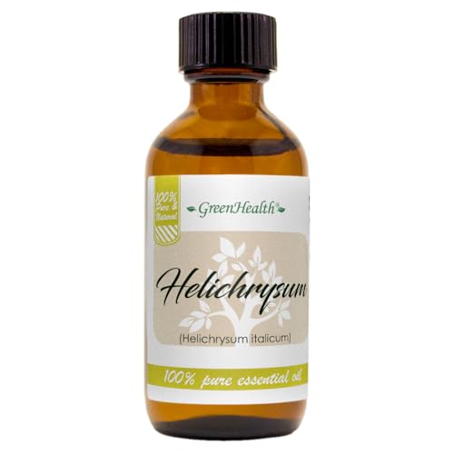 Helichrysum Essential Oil – 2 fl oz – 100% Pure, Natural, Undiluted – Aromatherapy Oil - GreenHealth