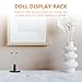 Imagen de SUPVOX Soporte Portátil para Muñecas Negro de 15 CM Estante de Exhibición para Muñecas Soporte para Modelos de Juguetes Pack de 6 Piezas Adecuado para Hogar Tiendas y Mercados