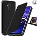 Produktbild AURSTORE Huawei Mate 20 lite Hülle Handyhülle Huawei Mate 20 lite Tasche Leder Flip Case Brieftasche Etui Schutzhülle für Huawei Mate 20 lite Cover (Mate 20 LITE, SCHWARZ)