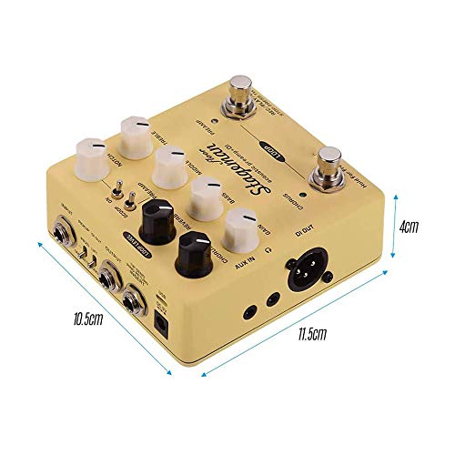 WSMLA Band Créateur et for Plancher Acoustique Préampli + DI pédale d’effet avec Chorus Reverb 60 Geler Boucle for… - Les Beatles, Paul McCartney, John Lennon, RIngo Starr, George Harrison WSMLA Band Créateur et for Plancher Acoustique Préampli + DI pédale d'effet avec Chorus Reverb 60 Geler Boucle for… – Image 3