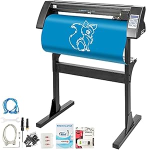 VEVOR 720mm Vinyl Cutter 28 inch Vinyl Cutter Plotter Machine Donker Vinyl Snijplotter 630 mm Snijbreedte Snijplotter…