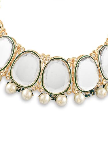 Joyas Kundan de latón un regalo sofisticado con baño de oro 3