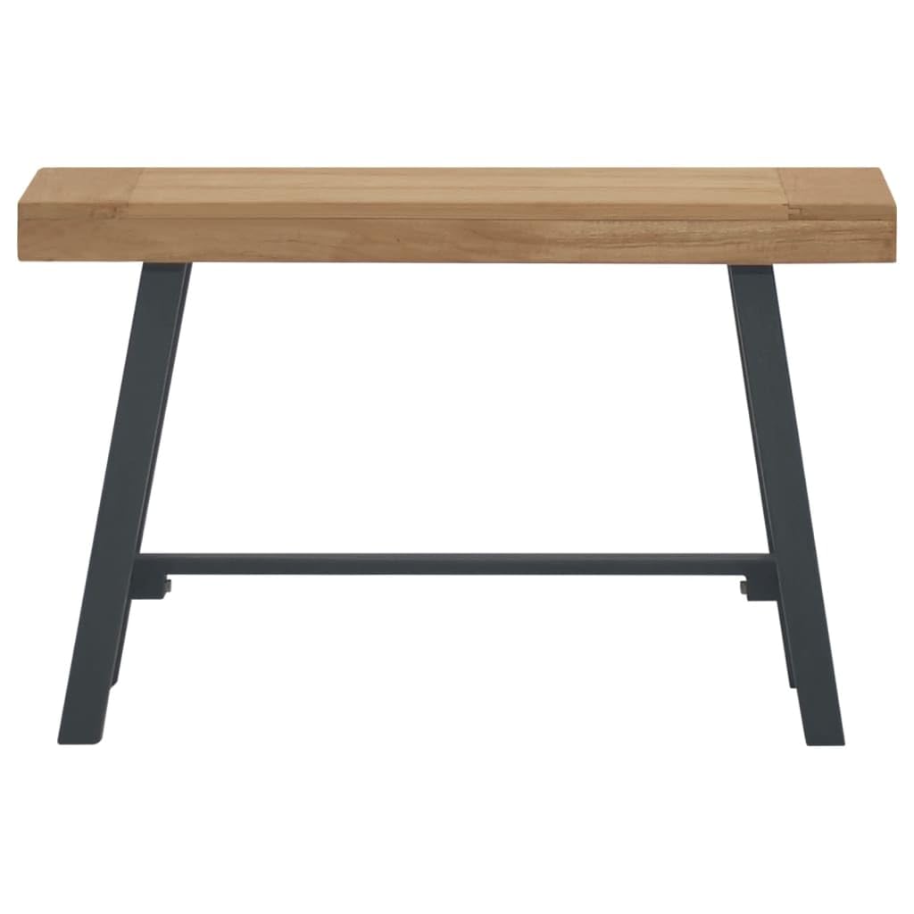 Genérico Banco de Madera Maciza de Teca 80 cm,Mobiliario,Bancos,Bancos de Comedor y cocina-340742