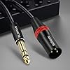 SLDXIAN 6.35mm TRS to XLR Male, XLR to 1/4 Inch Jack TRS Cable for Speakers, Mixer, Audio Sound Consoles, Power Amplifier (3Meter, Male) #5