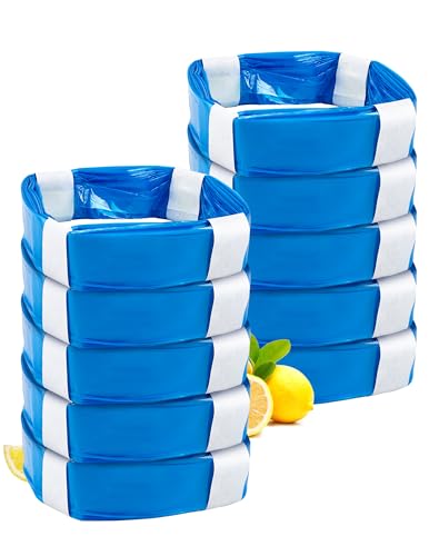 ZITFRI 10pcs Nachfüllkassetten Windeleimer Nachfüllfolie Katzeneimer Geruchsdicht Windeleimer Nachfüllkassetten kompatibel mit Allen Windeleimer...