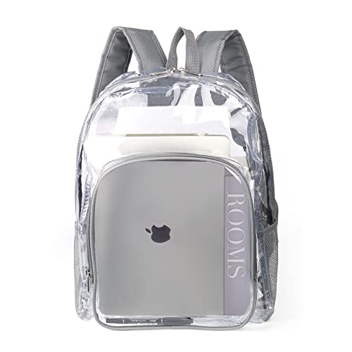 JOMPARO Heavy Duty Transparent Clear Backpack See
