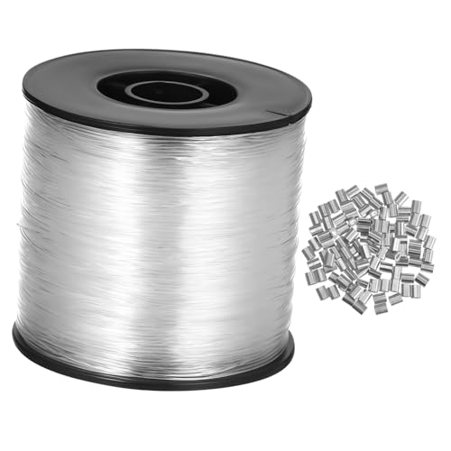 NUOBESTY Bulk Fishing Line Nylon Fishing Cord 200m Invisible Hanging String Craft Thread High Tensile Strength