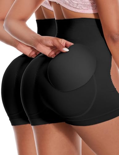 Image of Zimi Collection Tummy Control High Waist Butt Lifter Panties Padded Underwear for Women Hip Enahncer Body Shaper Boyshort