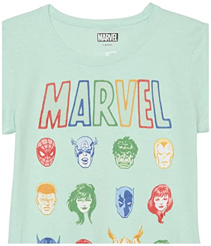 Marvel Girl's Primary Faces T-Shirt2