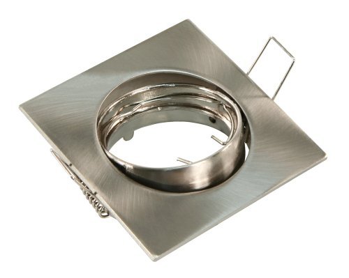 Preisvergleich Produktbild Einbaurahmen McShine ''DL-103''. chrom-matt. 80x80mm. schwenkbar