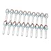 20PCS High Strength Aluminum Straight Air Conditioning Hose Barb Fitting for Cars Trucks Universal Sealing Function for Automobiles Material (5/8in) (1/2in)