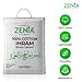 Zenia Natural Hygienic 100% Cotton Ihram (Ahram/Ehram) Towel for Hajj and Umrah - Lightweight and Durable 45 in x 90 in (Ihram)