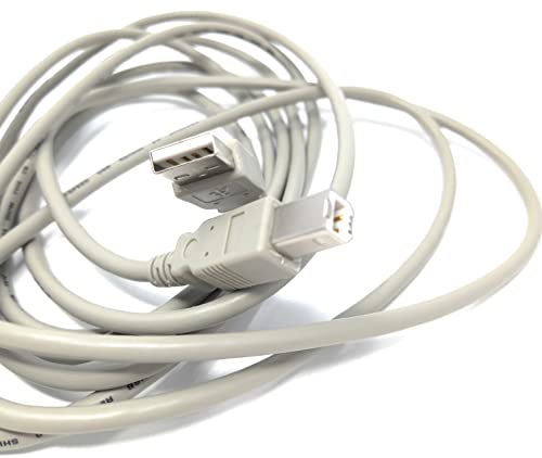 DRUT 3m USB A to B 2.0 24AWG High Speed Cable Lead for Printer Scanner, Music Instrument 10ft Beige - Image 3