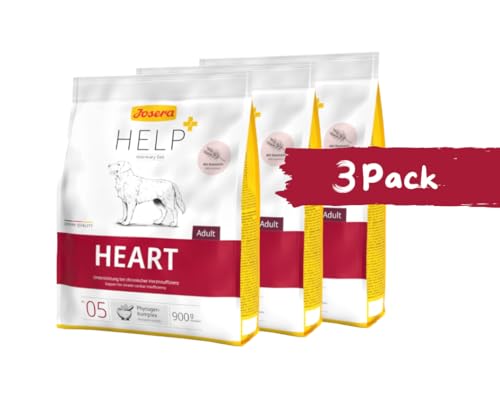 Josera Help Dog | Heart 3x900g Trockenfutter | Sparpaket | Hundefutter