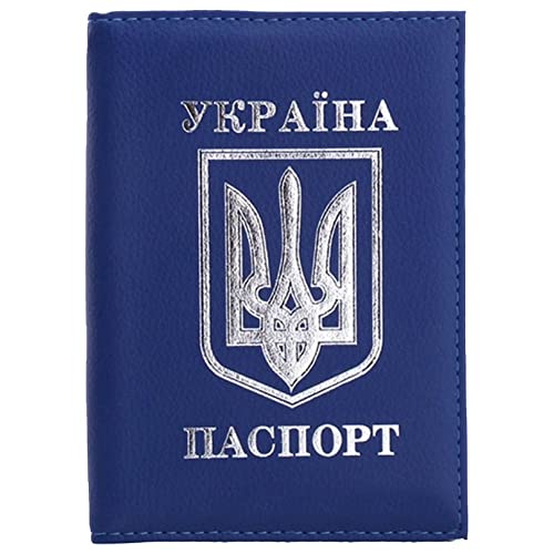 bopely Passhalter Cover, Pu Leder Ukrainische Reise Brieftaschen -hülle Organisatorzubehör Für Visitenkarten, Kreditkarten, Boarding -pässe