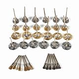 【EXCELLENTE FINITION】Offre la meilleure qualité de brosses à nouer pour vous offrir long service sur les tâches de nettoyage les plus difficiles. Ces brosses à godets sont idéales pour le nettoyage de pièces moulées, d'acier de construction et de tôle.